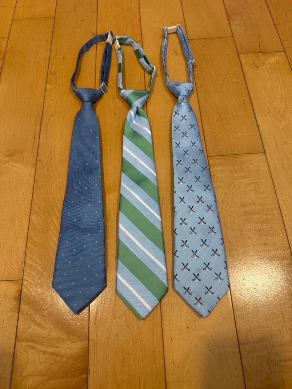 Three Boys' Pre-Tied Neckties in Blue & Green - The Children’s Place